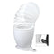 Jabsco Lite Flush Electric 12V Toilet w/Footswitch [58500-0012] - Mealey Marine