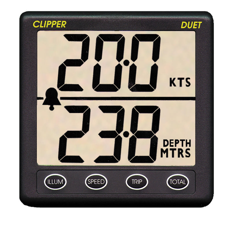 Clipper Duet Instrument Depth Speed Log w/Transducer [CL-DS] - Mealey Marine