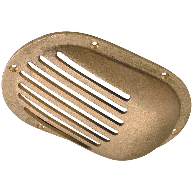Perko 3-1/2" x 2-1/2" Scoop Strainer Bronze MADE IN THE USA [0066DP1PLB] - Mealey Marine