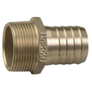 Perko 3/4" Pipe to Hose Adapter Straight Bronze MADE IN THE USA [0076DP5PLB] - Mealey Marine