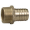 Perko 1" Pipe To Hose Adapter Straight Bronze MADE IN THE USA [0076DP6PLB] - Mealey Marine