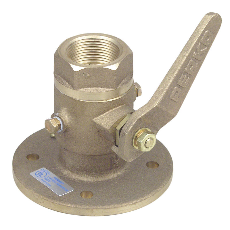 Perko 1-1/4" Seacock Ball Valve Bronze MADE IN THE USA [0805007PLB] - Mealey Marine