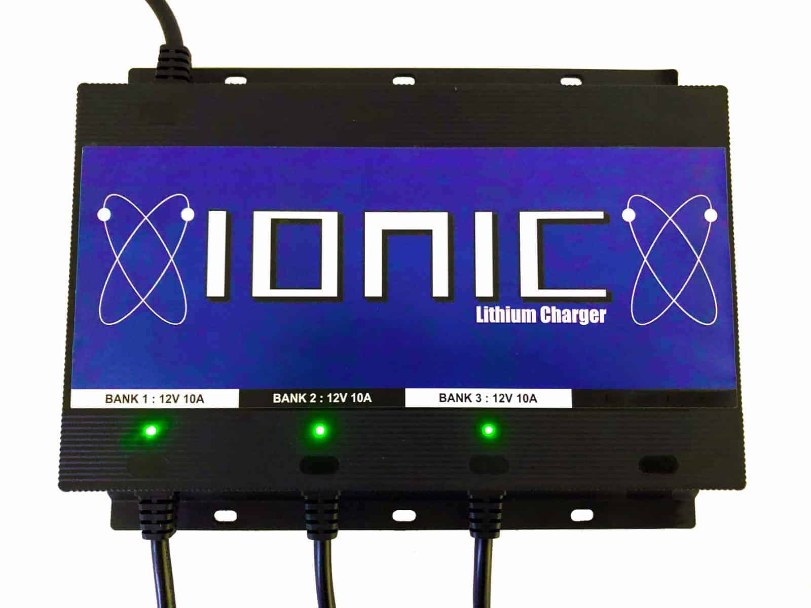 Ionic Lithium 3 Bank Charger 12V 10A