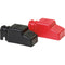 Blue Sea 4018 Square CableCap Insulators Pair Red/Black [4018] - Mealey Marine