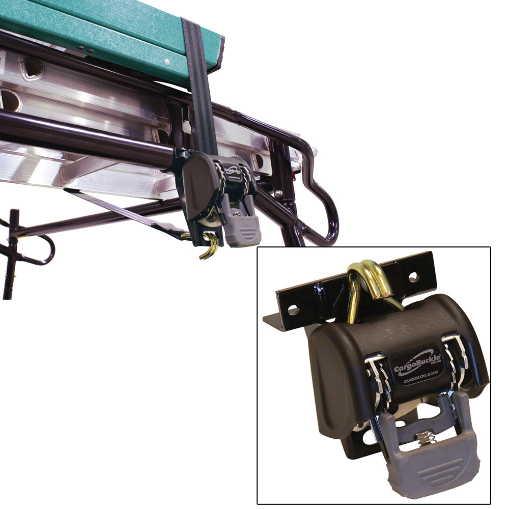 CargoBuckle Ladder Rack System - 1.25" Square 7' Pair [F18816] - Mealey Marine