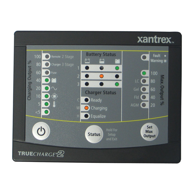 Xantrex TRUECHARGE2 Remote Panel f/20 & 40 & 60 AMP (Only for 2nd generation of TC2 chargers) [808-8040-01] - Mealey Marine