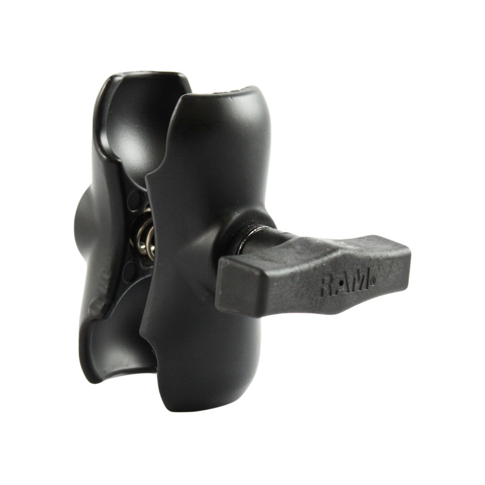 RAM Mount Short Double Socket Arm f/1.5" Ball [RAM-201U-B] - Mealey Marine