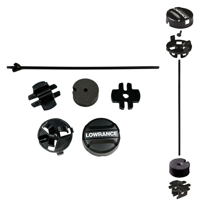 mounts for lowrance fish finders Lowrance 000-10606-001 Kayak Scupper Transducer Mount