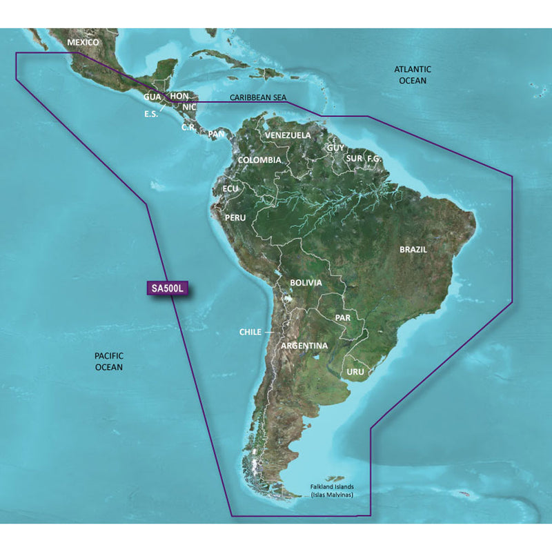 Garmin BlueChart g2 HD - HXSA600X - South America - microSD/SD [010-C1067-20] - Mealey Marine