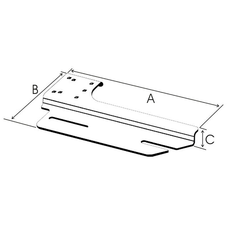 RAM Mount No Drill Vehicle Base f/Dodge Caliber/Avenger [RAM-VB-177] - Mealey Marine