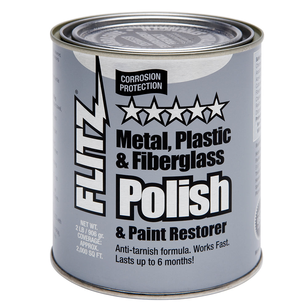 Flitz Polish - Paste - 2.0 lb. Quart Can [CA 03518-6] - Mealey Marine