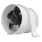Attwood Turbo 4000 Series II Water-Resistant, In-Line Blower - 12V - White [1749-4] - Mealey Marine