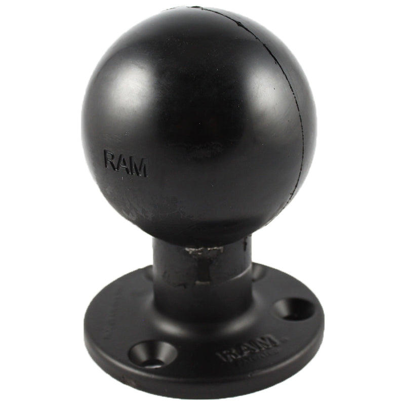 RAM Mount 3.68" Round Base w/3-3/8" E Size Ball [RAM-E-202U] - Mealey Marine