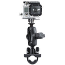 RAM Mount GoPro Hero Short Arm Handlebar Rail Mount [RAM-B-149Z-A-GOP1U] - Mealey Marine