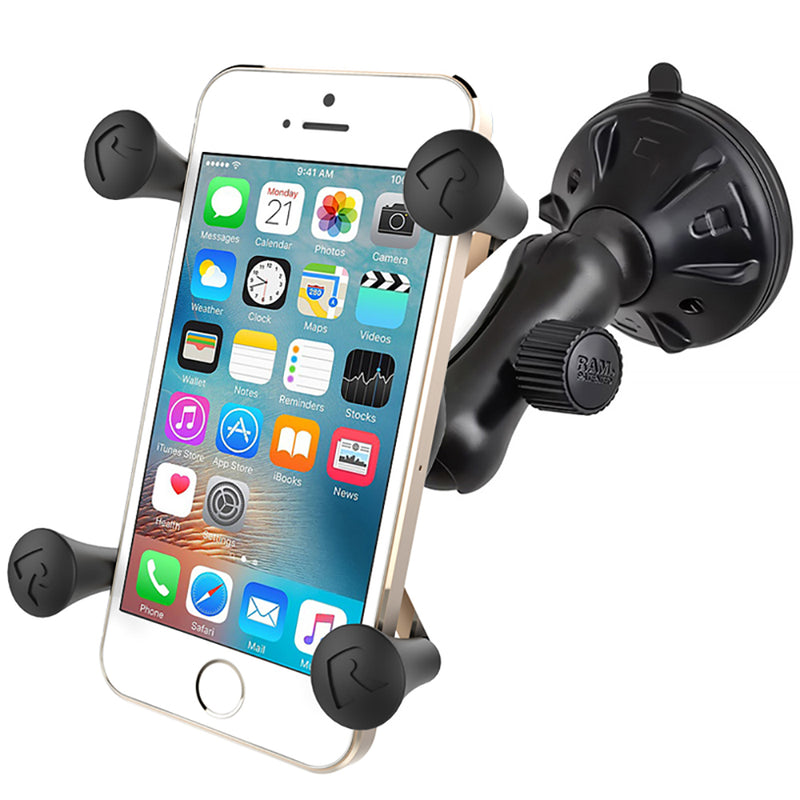 RAM Mount X-Grip Composite Twist Lock Suction Cup Mount [RAP-B-166-2-UN7U] - Mealey Marine