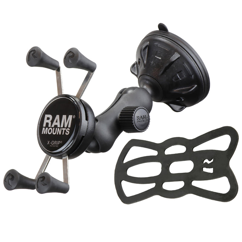 RAM Mount X-Grip Composite Twist Lock Suction Cup Mount [RAP-B-166-2-UN7U] - Mealey Marine