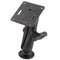 RAM Mount Double Socket Arm w/2.5" Round Base & 3.625" Square Base [RAM-101U-2461] - Mealey Marine