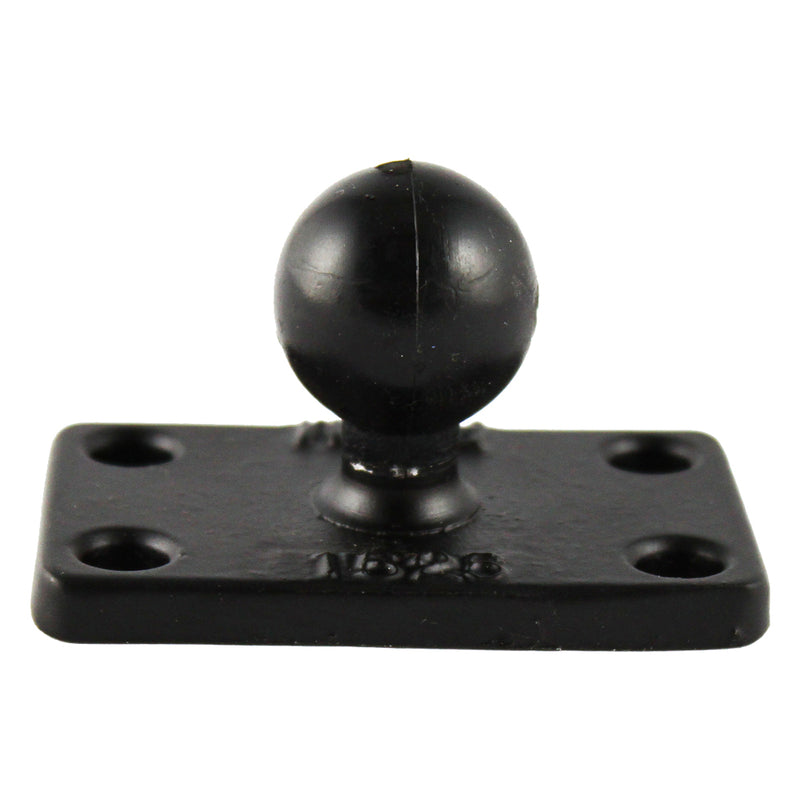 RAM Mount 1.5" x 2.5" Rectangle Base w/1" Ball [RAM-B-202U-1525] - Mealey Marine