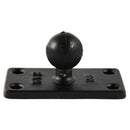 RAM Mount 1.5" x 3" Rectange Base w/1" Ball [RAM-B-202U-153] - Mealey Marine