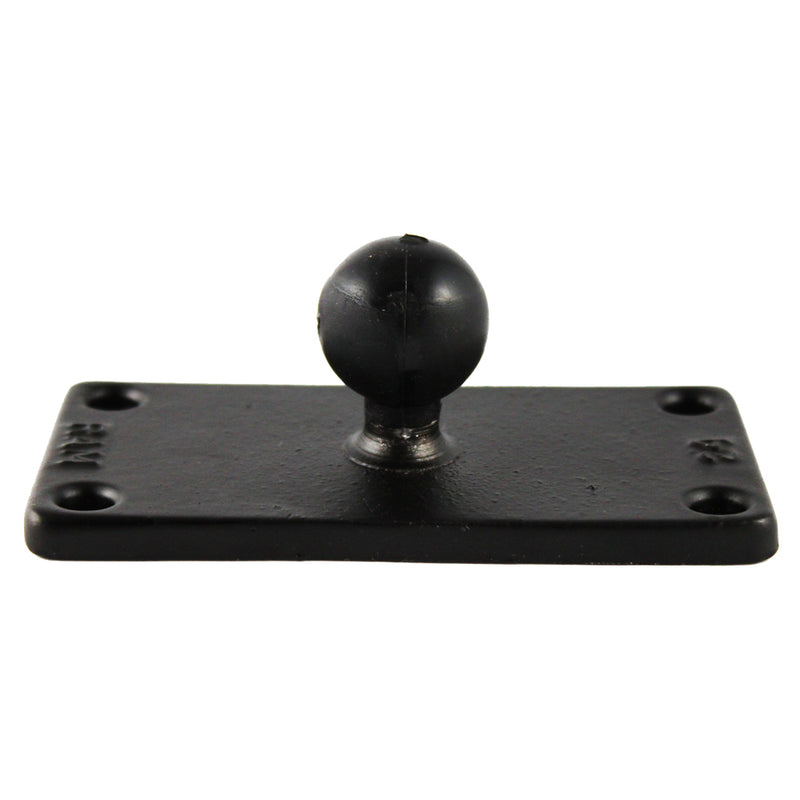 RAM Mount 2" x 4" Rectangle Base w/1" Ball [RAM-B-202U-24] - Mealey Marine