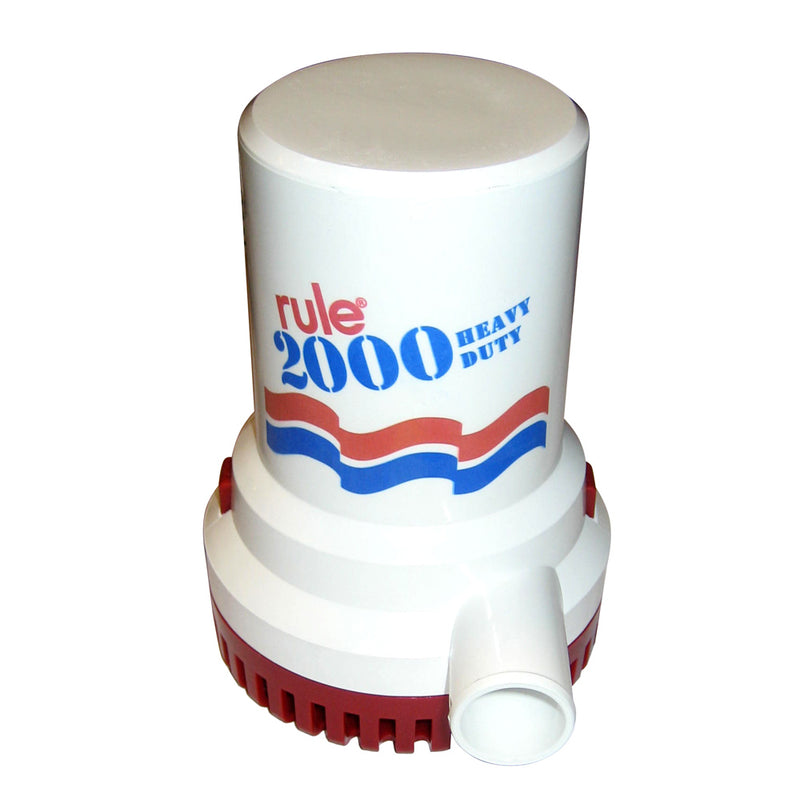 Rule 2000 G.P.H. Non-Automatic Bilge Pump - 24V [12] - Mealey Marine
