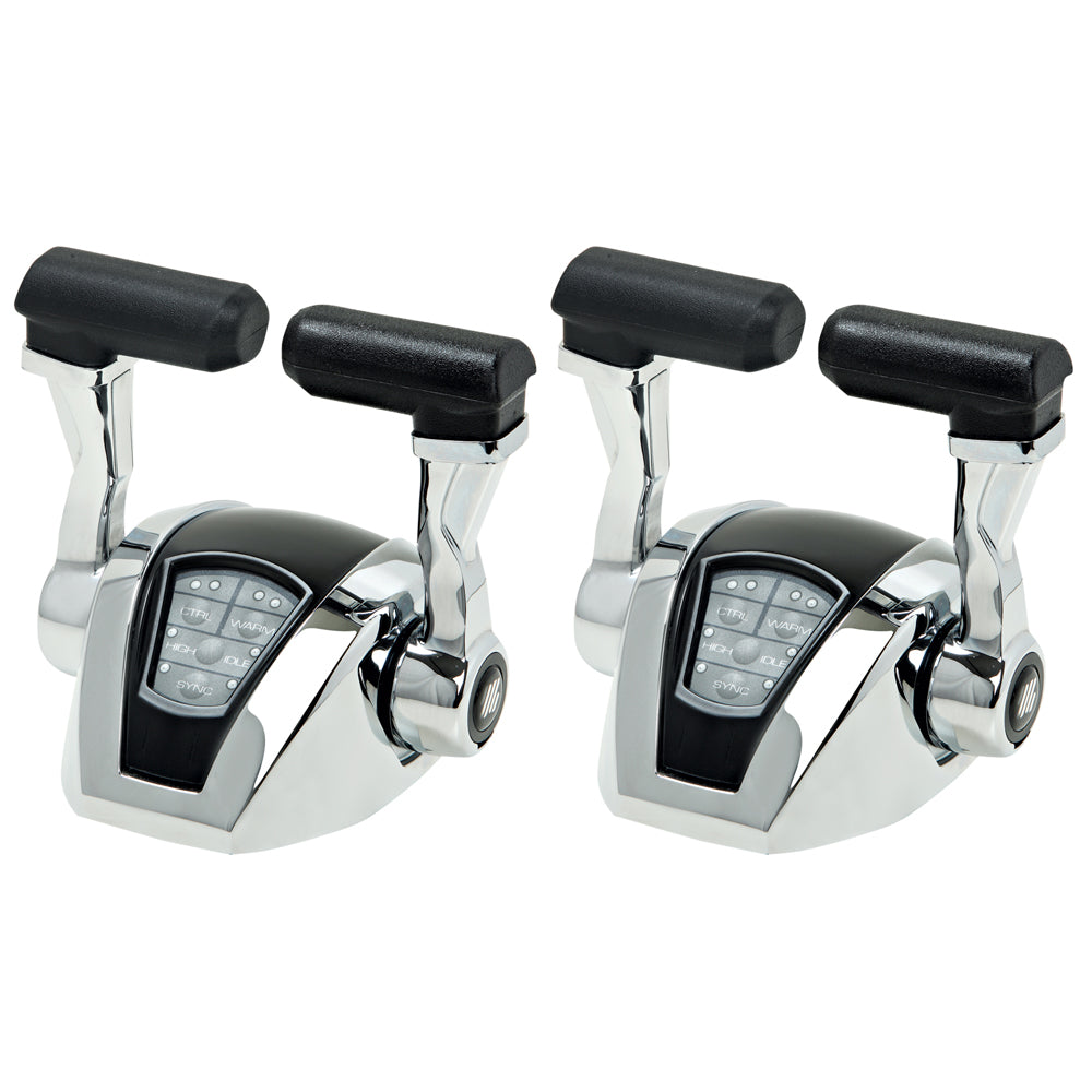 UFlex Power A Electronic Control Package - Dual Engine/Dual Station - Electronic Throttle/Mechanical Shift [EM22] - Mealey Marine
