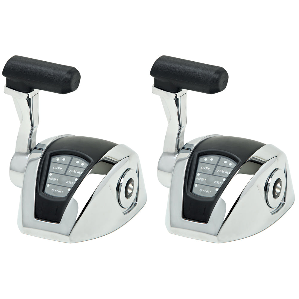 UFlex Power A Electronic Control Package - Single Engine/Dual Station - Mechanical Throttle/Mechanical Shift [MM12] - Mealey Marine