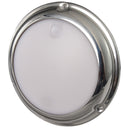 Lumitec TouchDome - Dome Light - Polished SS Finish - 2-Color White/Red Dimming [101098] - Mealey Marine