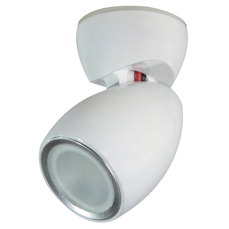 Lumitec GAI2 - General Area Illumination2 Light - White Finish - 3-Color Red/Blue Non-Dimming w/White Dimming [111828] - Mealey Marine