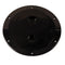 Beckson 6" Smooth Center Screw-Out Deck Plate - Black [DP60-B] - Mealey Marine