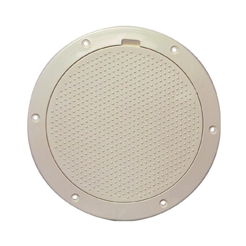 Beckson 6" Non-Skid Pry-Out Deck Plate - Beige [DP63-N] - Mealey Marine