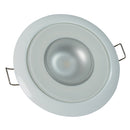 Lumitec Mirage - Flush Mount Down Light - Glass Finish/White Bezel - 3-Color Red/Blue Non-Dimming w/White Dimming [113128] - Mealey Marine