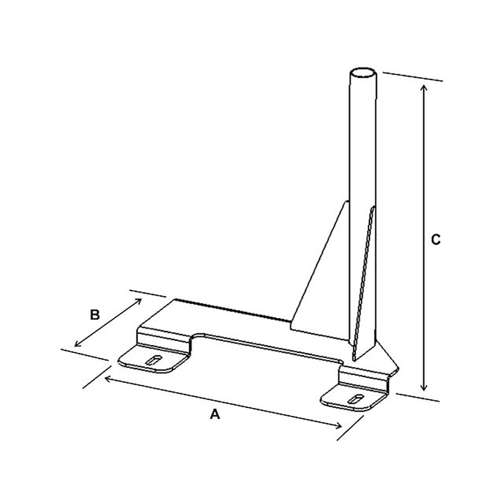 RAM Mount No-Drill Laptop Base f/Ford Econoline Van (1995-2015) [RAM-VB-119] - Mealey Marine