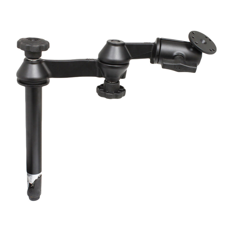 RAM Mount Double Swing Arm w/8" Male and No Female Tele-Pole [RAM-VP-SW1-8] - Mealey Marine