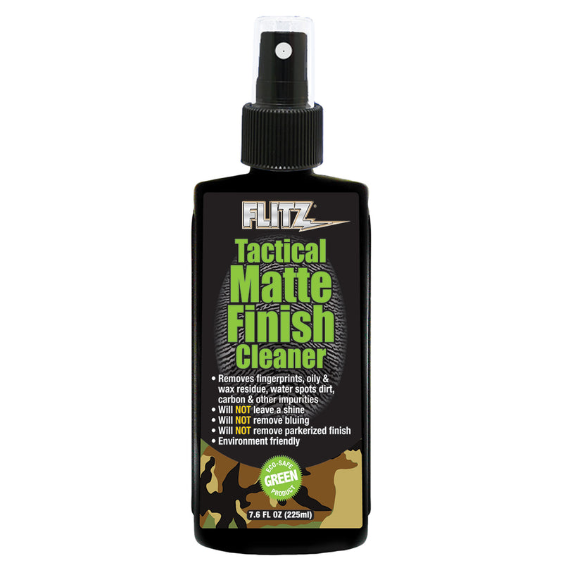 Flitz Tactical Matte Finish Cleaner - 7.6oz Spray [TM 81585] - Mealey Marine
