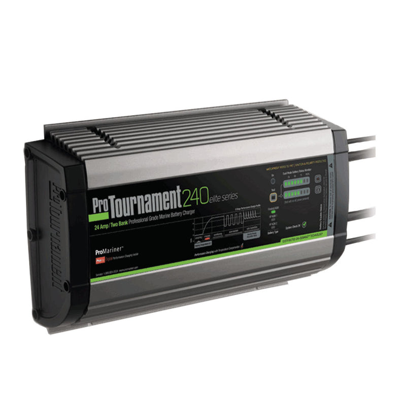 ProMariner ProTournament 240 elite Dual Charger - 24 Amp, 2 Bank [52024] - Mealey Marine