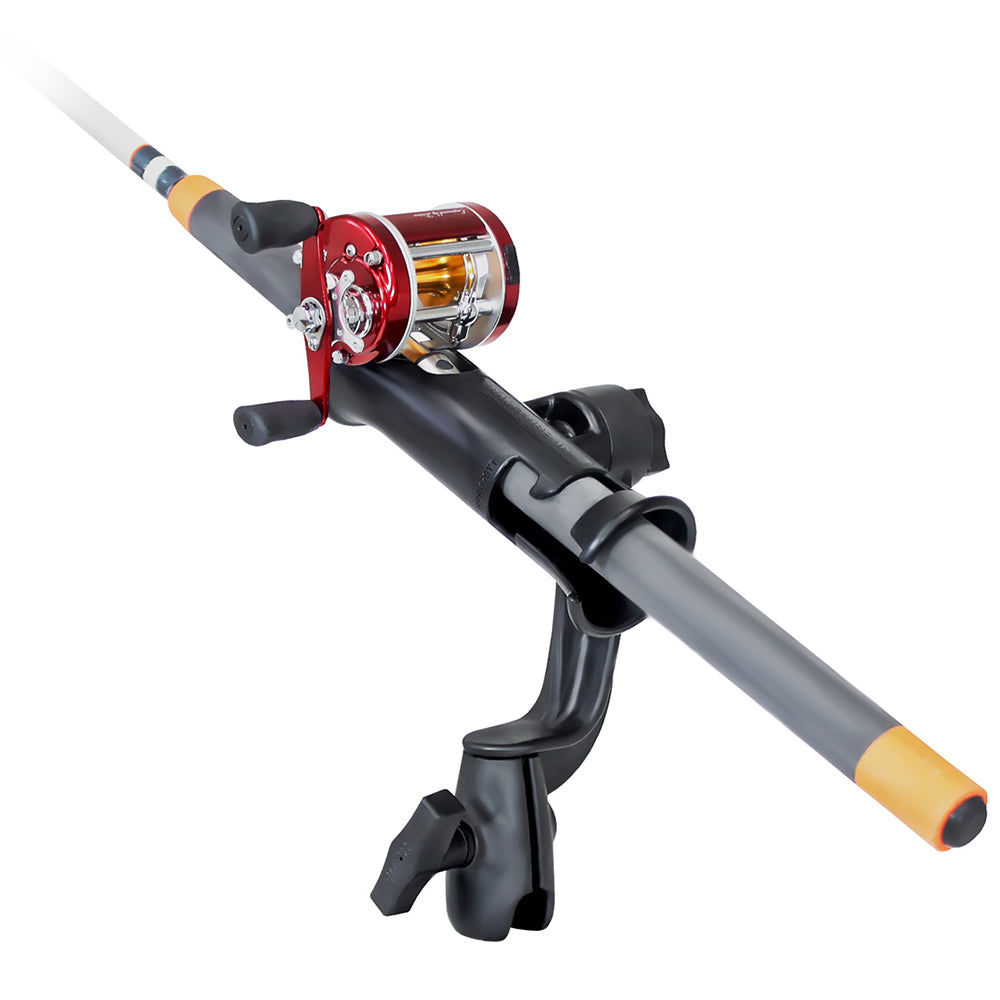 RAM Tube Jr. Fishing Rod Holder with RAM-ROD Revolution Ratchet/Socket System (Base NOT Included) [RAP-390-RB-NBU] - Mealey Marine