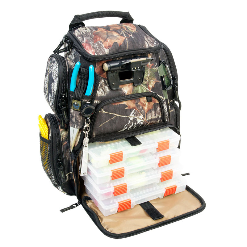 Wild River RECON Mossy Oak Compact Lighted Backpack w/4 PT3500 Trays [WCT503] - Mealey Marine