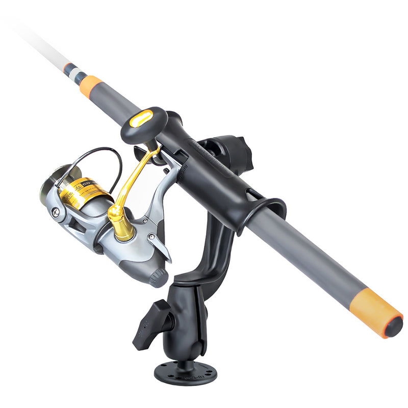 RAM Mount Ram Tube Jr. Rod Holder w/ RAM-ROD Revolution Ratchet/Socket System [RAP-390-RBU] - Mealey Marine