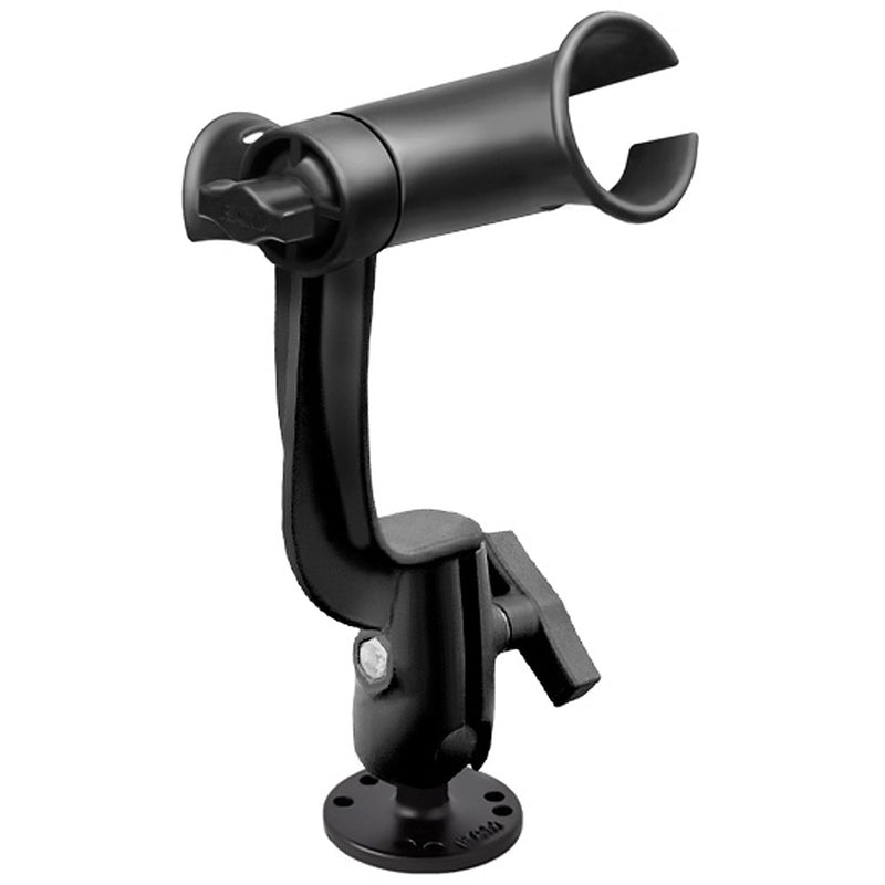 RAM Mount Ram Tube Jr. Rod Holder w/ RAM-ROD Revolution Ratchet/Socket System [RAP-390-RBU] - Mealey Marine