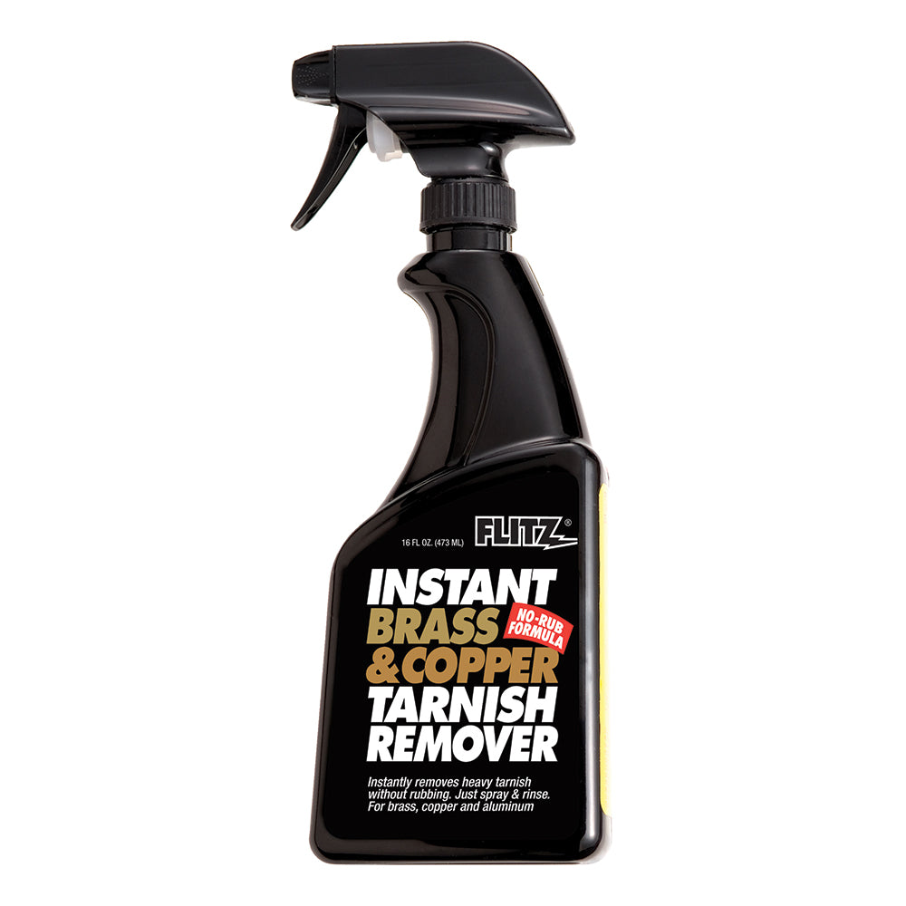Flitz Instant Brass & Copper Tarnish Remover - 16. oz Spray [BC 01806] - Mealey Marine