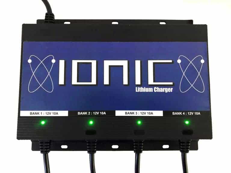 Ionic Lithium 4 Bank Charger 12V 10A