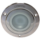 Lumitec Shadow - Flush Mount Down Light - Polished SS Finish - 3-Color Red/Blue Non Dimming w/White Dimming [114118] - Mealey Marine