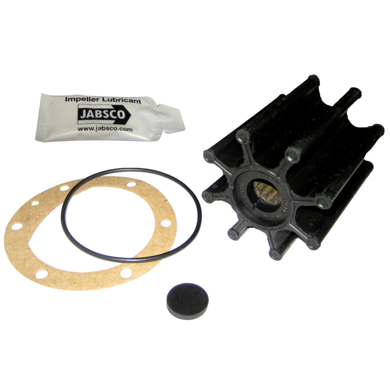 Jabsco Impeller Kit - 8 Blade - Neoprene - 2-9/16" Diameter x 3" W, 5/8" Shaft Diameter [17018-0001-P] - Mealey Marine