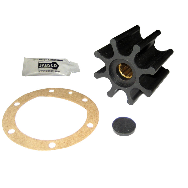 Jabsco Impeller Kit - 8 Blade - Nitrile - 2-9/16" Diameter - Spline Drive [920-0003-P] - Mealey Marine