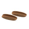 Whitecap Teak Oval Drawer Pull - 4"L - 2 Pack [60147-A] - Mealey Marine