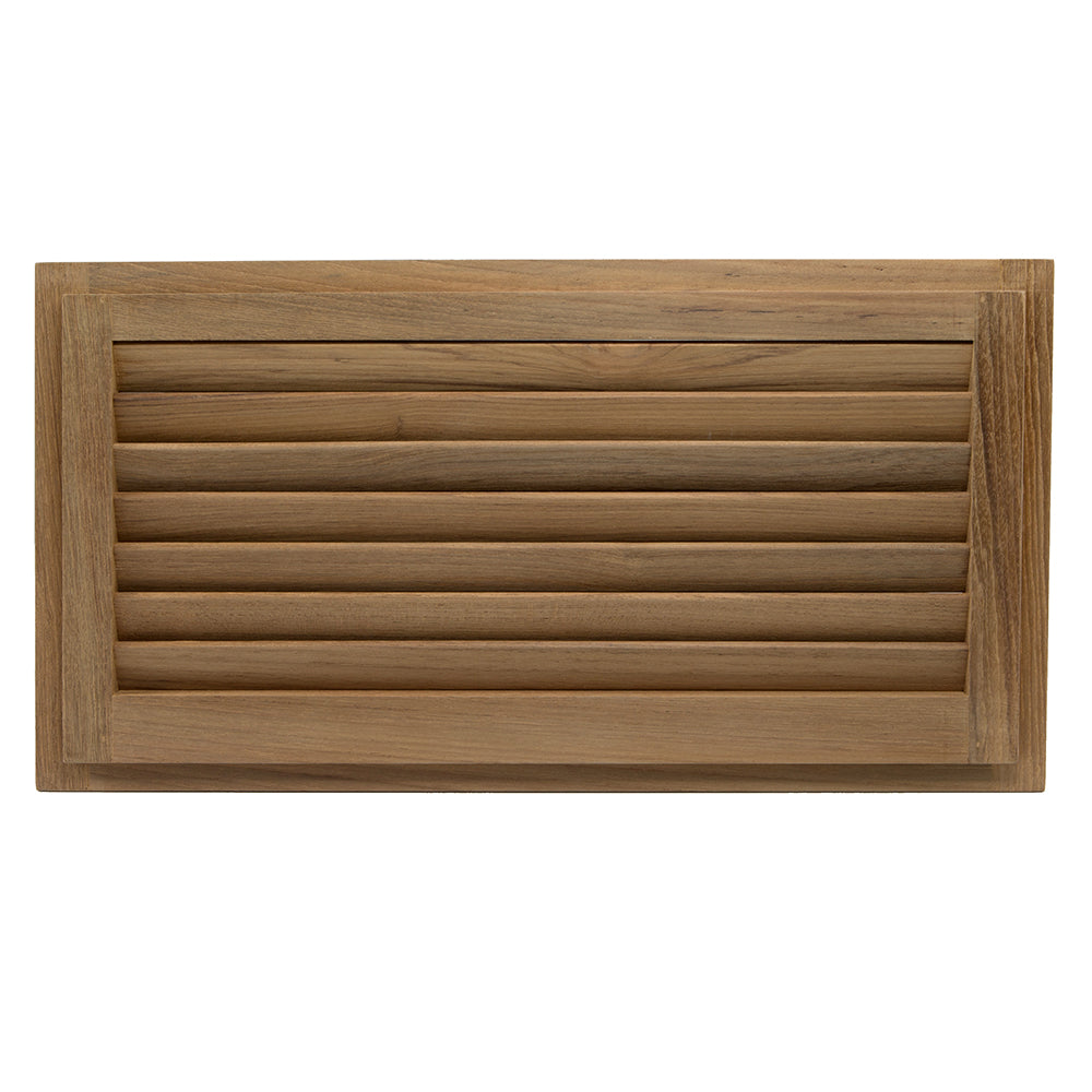 Whitecap Teak Louvered Insert - 9-3/8" x 18" x 3/4" [60716] - Mealey Marine