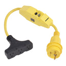 Marinco Dockside 30A to 15A Adapter with GFI [199128] - Mealey Marine