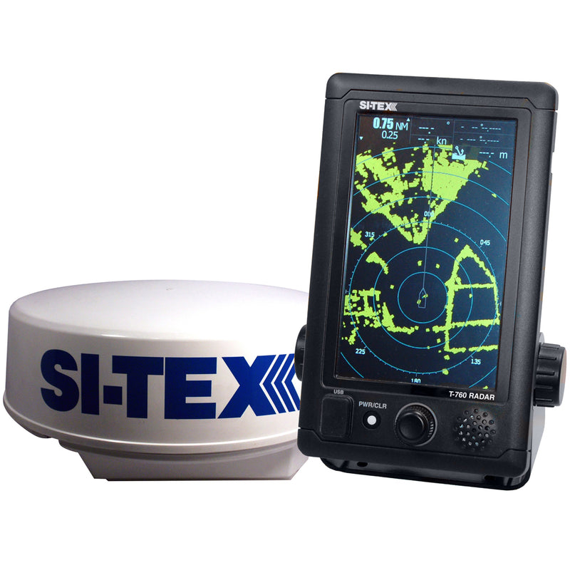 SI-TEX T-760 Compact Color Radar w/4kW 18" Dome - 7" Touchscreen [T-760] - Mealey Marine