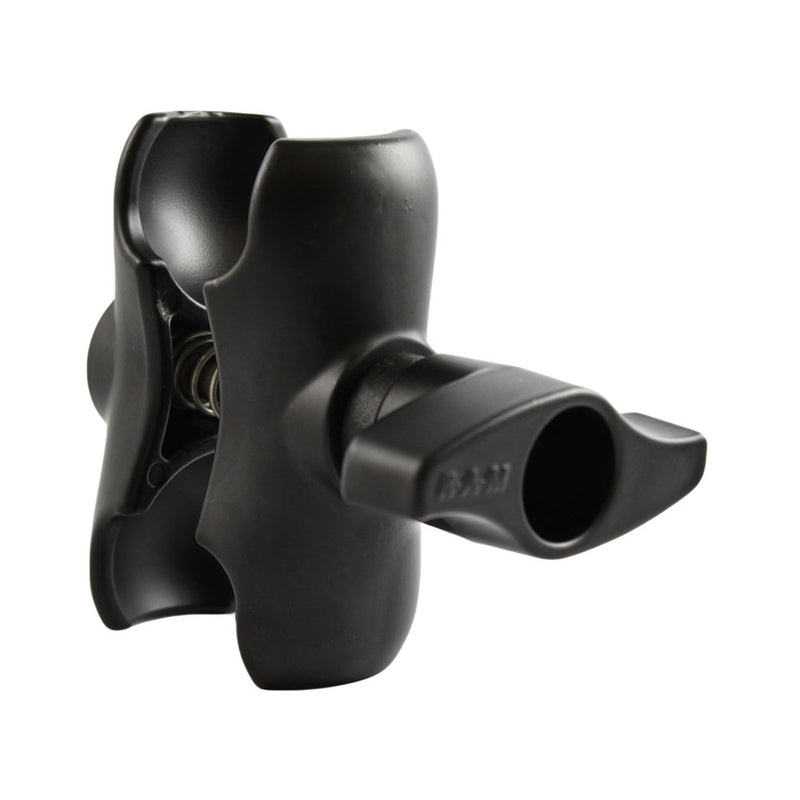 RAM Mount D Size Short Double Socket Arm f/2.25" Ball Base [RAM-D-201U-C] - Mealey Marine